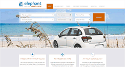 Desktop Screenshot of elephantrentacar.com